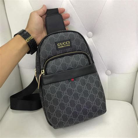 mens chest bag gucci|gucci shoulder bag for men.